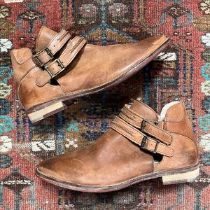 FREE PEOPLE Braeburn Ankle Bootie Tobacco Size 38/ Size 7 (EU)